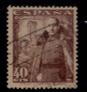 Spain Scott 763 Used Franco stamp