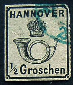 Germany, Hanover, Scott 26, Used