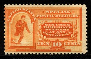 US Scott E3  Mint Bright Lightly Hinged  Striking color