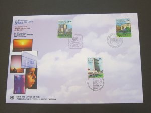 United Nations (NY,Vienna,Geneva) 1999 Sc 264-5,347-8,768-9 FDC