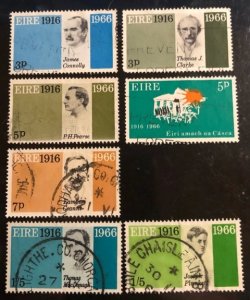 Ireland Scott# 206-210, 212-213 F/VF Used Group of 7  Cat. $7.90