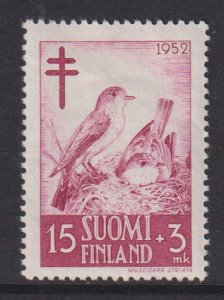 Finland    #B118   MH  1952 birds  15m