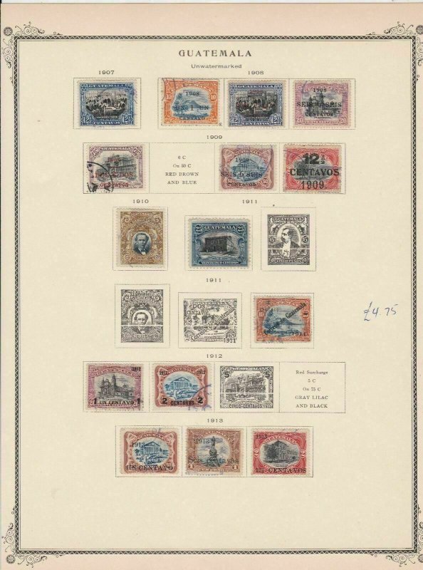 guatemala stamps page ref 17202