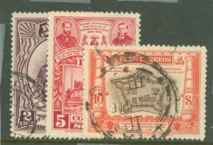Peru #349-351 Used