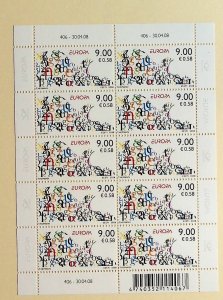 ESTONIA Sc 596 NH ISSUE OF 2008 - MINISHEET - EUROPA - (JS23)