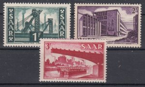 SAAR 1952 Sc#232-234 Mi#319-321 mnh (DR1473)