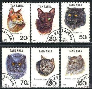 Tanzania 1992: Sc. # 967A/967F; O/Used CTO Short Set