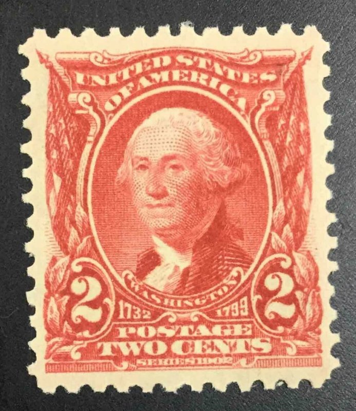 MOMEN: US STAMPS #301 MINT OG NH XF LOT #74938*