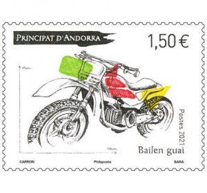 Scott # 834 Motor Cycle MNH