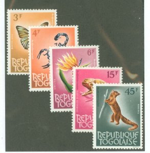 Togo #511-15 Unused Single (Complete Set)