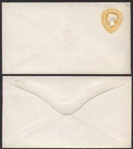 ES14 QV 1 1/2d Yellow (24.11.93) Stamped to Order Envelope Mint