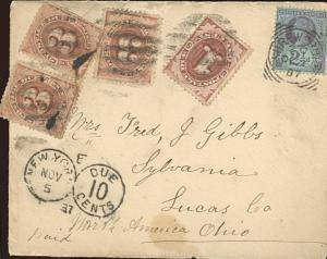  Nice Cover From England Postage Due 10 cents 