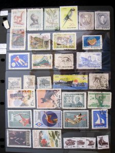 KOREA - ASSORTMENT OF 70+ STAMPS - USED