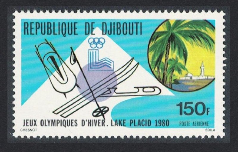 Djibouti Winter Olympic Games Lake Placid 1980 MNH SG#777