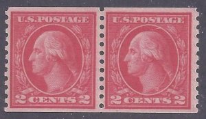Scott #455 Mint Pair NH OG VF