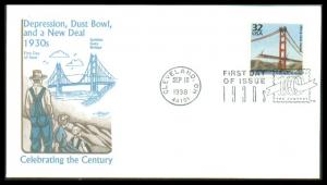 #3185l Golden Gate Bridge Artmaster FDC