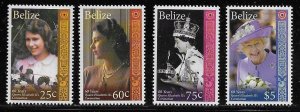 Belize Scott #'s 1234 - 1237 MNH