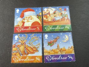 GIBRALTAR # 698-701-MINT/NEVER HINGED---COMPLETE SET---1995