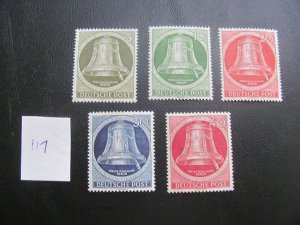 BERLIN 1953 MNH SC 9N94-98 SET  XF $67.50 (117)