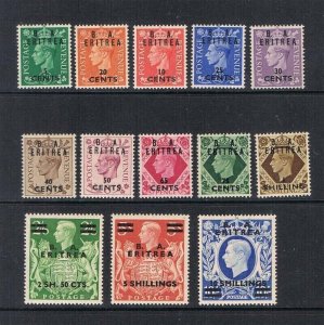 Great Britain 1950 B.A. ERITERA KGVI Sc 14-26 set MNH