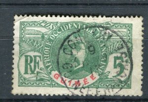 FRENCH COLONIES: GUINEE 1906 Faidherbe/Palms issue used 5c. fair Postmark