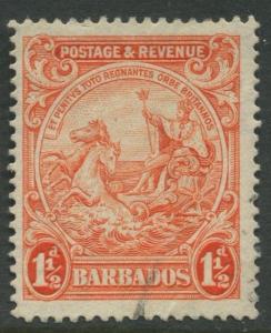 Barbados - Scott #168? -  Seal of Colony -1932 - VFU - Singe 1.1/2p Stamp