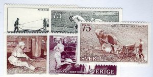 Sweden  SC#1010-1014 MNH VF...Worth a Close Look!!