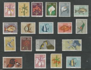 South Africa, Postage Stamp, #408-423, 430a-432a Mint NH & LH, 1974-6, JFZ