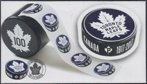 CANADA # 3043.03 TORONTO MAPLE LEAFS 100TH ANNIVERSARY FIRST DAY COVER