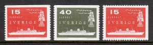 Sweden - Scott #521-523 - MH - SCV $5.15