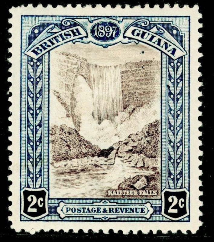 BRITISH GUIANA SG217, 2c brown & indigo, M MINT. Cat £27.