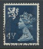 GB Scotland  SG S19 SC# SMH4 Used  Machin 4½p  see details