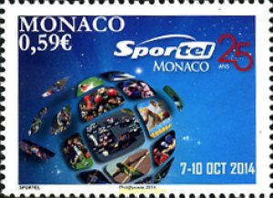 326178 MNH MONACO 2014 SPORTEL