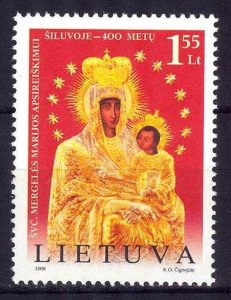 Lithuania 2008 Art Icons Madonna Siluva Mi. 983 MNH