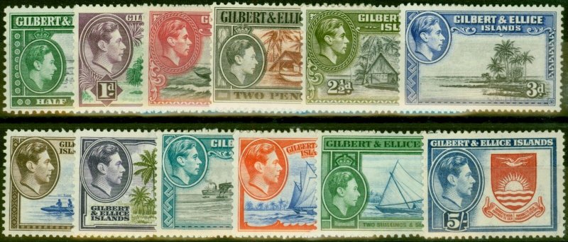 Gilbert & Ellice Islands 1939 Set of 12 SG43-54 Fine MM 