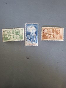 Stamps Guadeloupe Scott #CB1-3 h