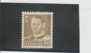 Denmark  Scott#  340  MNH  (1953 King Frederik IX)