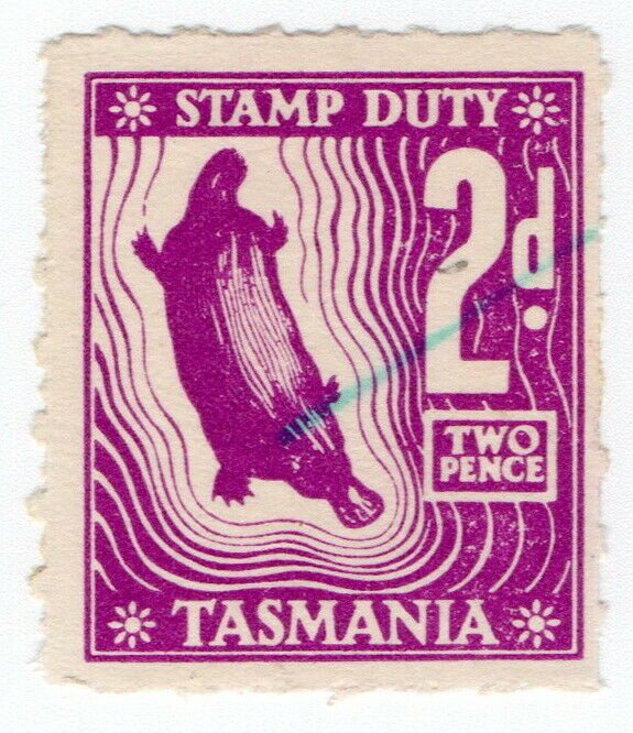 (I.B) Australia - Tasmania Revenue : Stamp Duty 2d