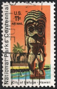 SC#C84 11¢ National Parks: City of Refuge, Hawaii Single (1972) Used