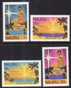 Nauru 184-187 Christmas MNH VF