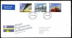 Great Britain Sc# 1019-1021 FDC (a) 1984 4.10 Urban Renewal