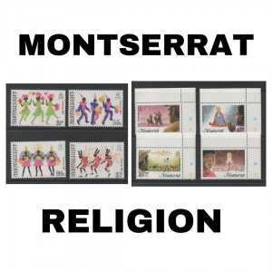 Thematic Stamps - Montserrat - Religion - Choose from dropdown menu
