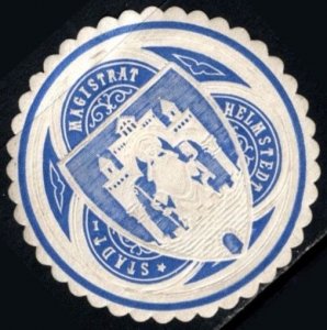 Vintage Germany Letter Seal Helmstedt City Magistrate