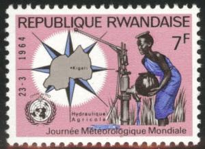 RWANDA Scott 53 MNH** UPU set