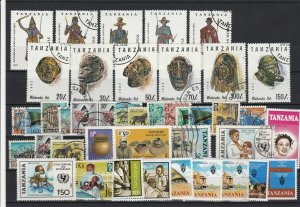 Tanzania Mixed Subject Stamps including Masks Ref 24943