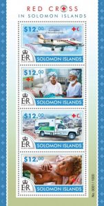 SOLOMON IS. - 2015 - Red Cross in the Solomons - Perf 4v Sheet-Mint Never Hinged