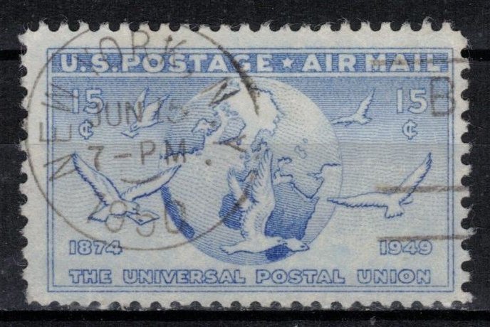 USA - Air Mail - Scott C43 w/ Circular Cancel