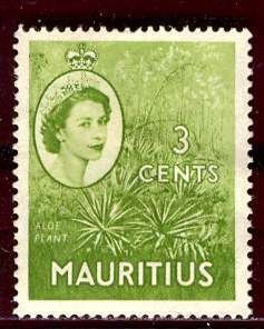 Mauritius; 1954: Sc. # 252: **/MNH Single Stamp