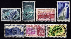 France 1971 various single stamp commemoratives [Used]