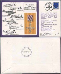 DM2a Award of the Distinguished Flying Cross 9p Jersey Signed C.N. McDougall (A)